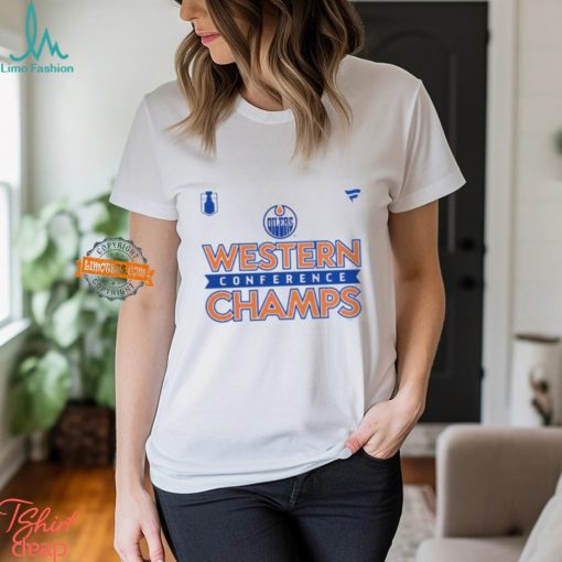 Edmonton Oilers 2024 Western Conference Champions Locker Room Unisex T Shirt