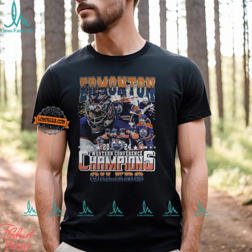 Edmonton Oilers 2024 Western Conference Champions T Shirt