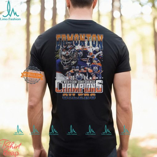 Edmonton Oilers 2024 Western Conference Champions T Shirt