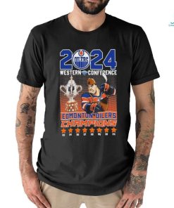 Edmonton Oilers Hockey 2024 Western Conference Champs Fan T Shirt