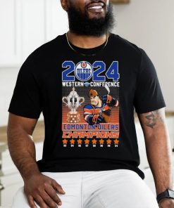 Edmonton Oilers Hockey 2024 Western Conference Champs Fan T Shirt