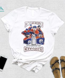 Edmonton Oilers NHL 2024 Stanley Cup Champions Trophy shirt
