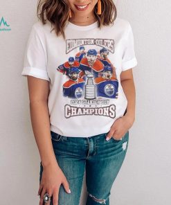 Edmonton Oilers NHL 2024 Stanley Cup Champions Trophy shirt