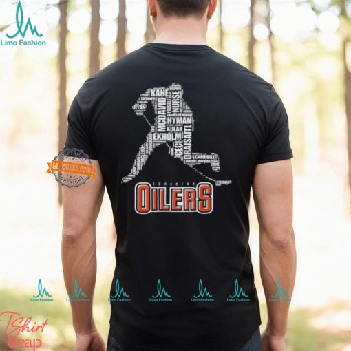 Edmonton Oilers NHL Player Skating Attacking 2024 Stanley Cup Champions Shirt