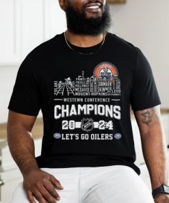 Edmonton Oilers Skyline Teams Names Western Conference Champions 2024 Lets Go Oilers shirt, hoodie, sweater, long sleeve and tank top Edmonton Oilers Skyline Teams Names Western Conference Champions 2024 Lets Go Oilers shirt