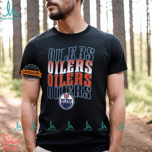 Edmonton Oilers Starter Four Team Name Logo Shirt