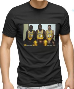Elgin Baylor, Wilt Chamberlain , Jerry West Lakers Legend Shirt
