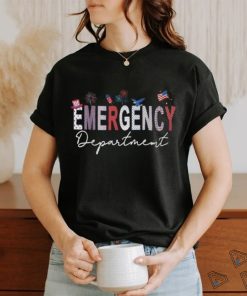 Emergency Department 4Th Of July Usa Emergency Room Nurse T Shirt