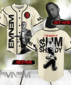 Eminem The Death Of Slim Shady Custom Baseball Jersey