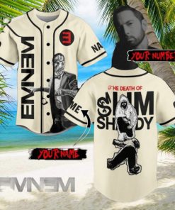 Eminem The Death Of Slim Shady Custom Baseball Jersey