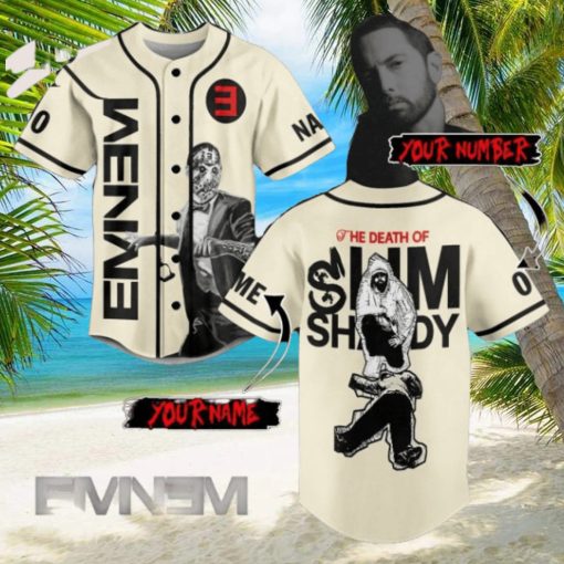 Eminem The Death Of Slim Shady Custom Baseball Jersey