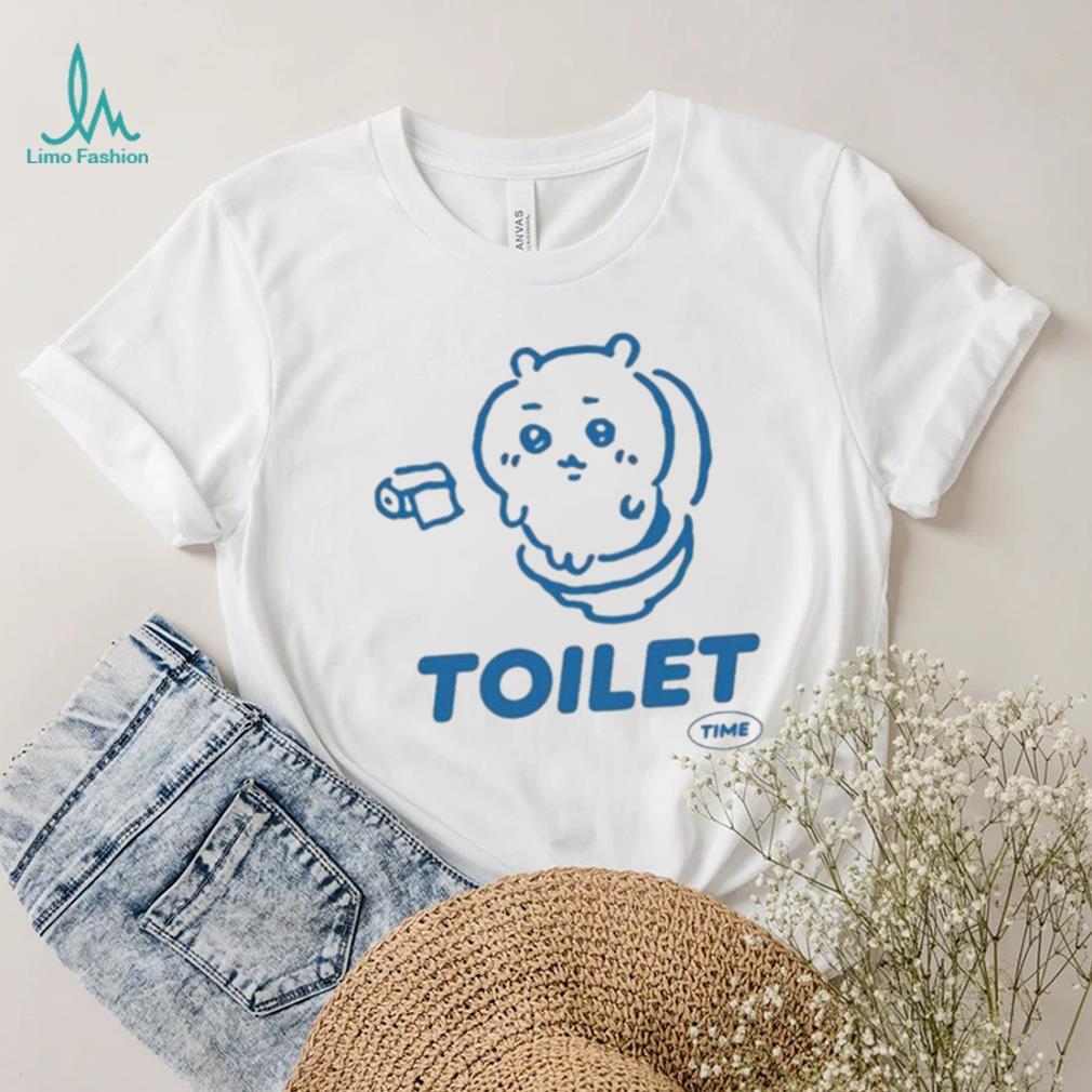 Emirichu Chiikawa Toilet Time Tee Shirt Emirichu Chiikawa Toilet Time Tee Shirt