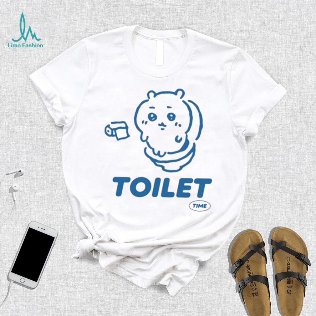 Emirichu Chiikawa Toilet Time Tee Shirt Emirichu Chiikawa Toilet Time Tee Shirt