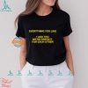 Naomi Glow with the Flow Black T shirt