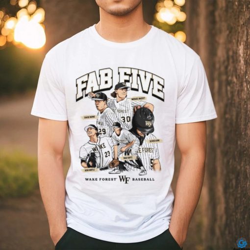 Fab Five NCAA wake forest shirt