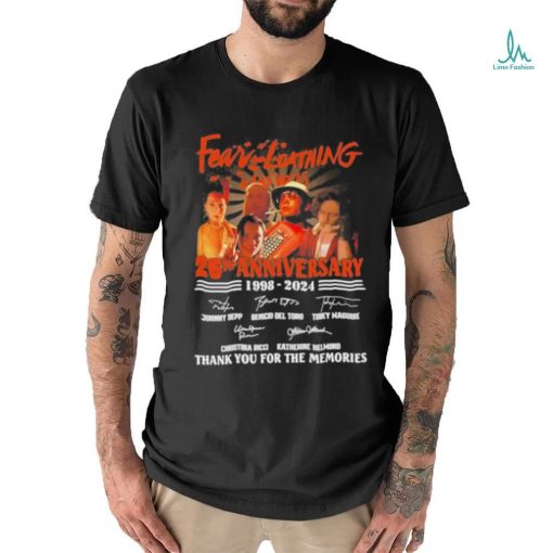 Fear And Loathing In Las Vegas 26th Anniversary 1998 2024 Thank You For The Memories T Shirt