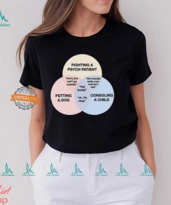 Fighting A Psych Patient Petting A Dog Consoling A Child Shirt