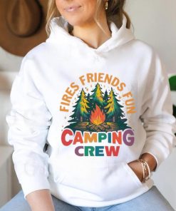 Fires friends fun camping crew shirt