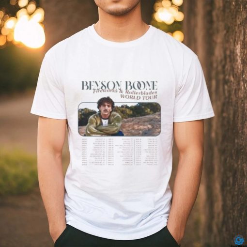 Fireworks And Rollerblades Benson Boone Tour Shirt