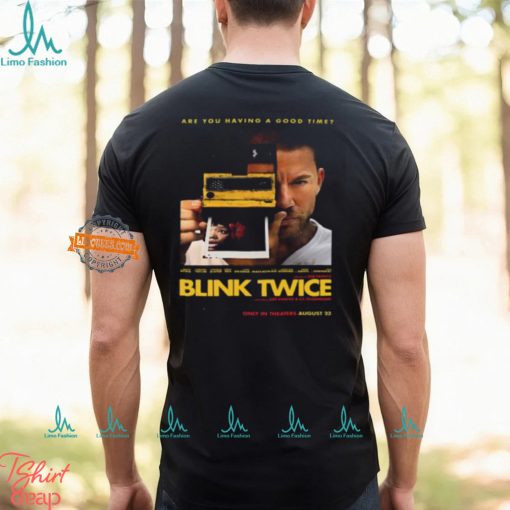 First Poster For Zoe Kravitz’s Directorial Debute Blink Twice Releasing In Theaters August 23 Classic T Shirt