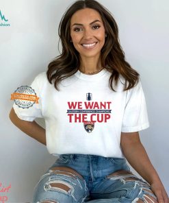 Florida Panthers 2024 Eastern Conference Champions We Want The Cup T Shirt