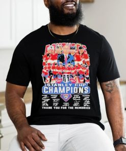 Florida Panthers 2024 Stanley Cup Champions Signature Shirt