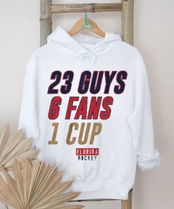 Florida Panthers 23 Guys 6 Fans 1 Cup History Shirt