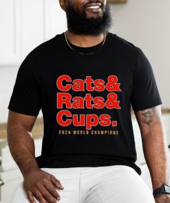 Florida Panthers Cats Rats and Cups 2024 World Champions Shirt