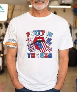 Fourth Of July Party In The USA Disco Ball Shirt