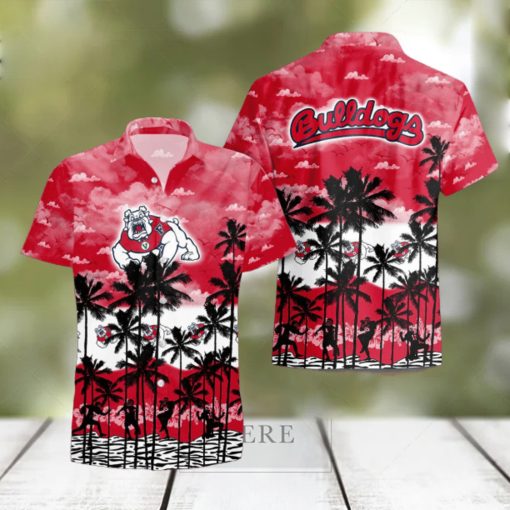 Fresno State Bulldogs Tropical Hawaiian Shirt