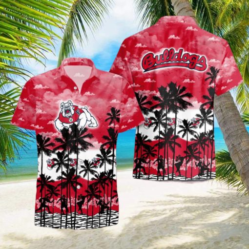 Fresno State Bulldogs Tropical Hawaiian Shirt