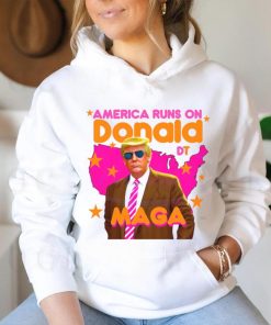 Funny America Runs On Donald Trump shirt