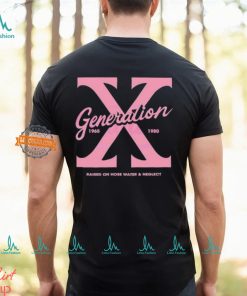 Funny Generation X Raised 80s Shirt