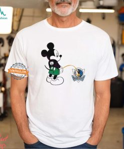 Funny Mickey Boston Celtics Piss On Dallas Mavericks Shirt