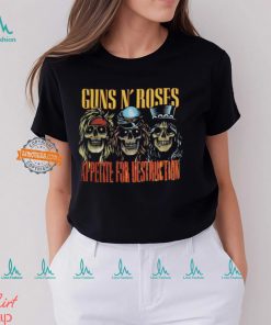 GUNS N ROSES Appetite for Destruction Skulls T shirt