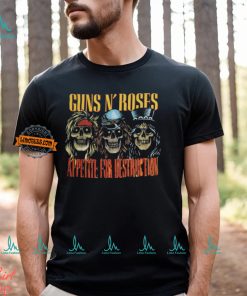 GUNS N ROSES Appetite for Destruction Skulls T shirt