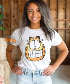 Garfield Big Face 90s White Shirt