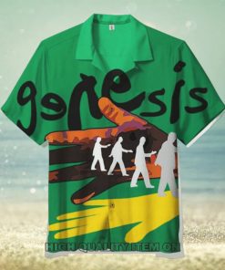 Genesis Band The Way We Walk Short Sleeve Hawaiian Shirt