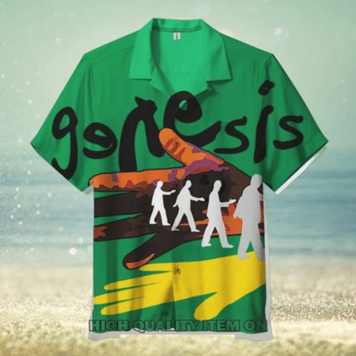 Genesis Band The Way We Walk Short Sleeve Hawaiian Shirt