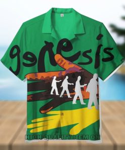 Genesis Band The Way We Walk Short Sleeve Hawaiian Shirt