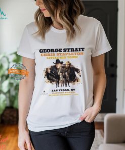 George Strait Play With Chris Stapleton And Little Big Town Poster On December 7th 2024 At Allegiant Staidum In Las Vegas NV Unisex T Shirt