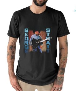 George strait 2024 black photo tour merchandise shirt