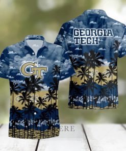 Georgia Tech Yellow Jackets Tropical Hawaiian Shirt