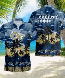 Georgia Tech Yellow Jackets Tropical Hawaiian Shirt