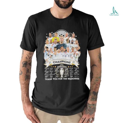 Germany National Football Team Champions UEFA Euro 2024 Thank You For The Memories Shirt