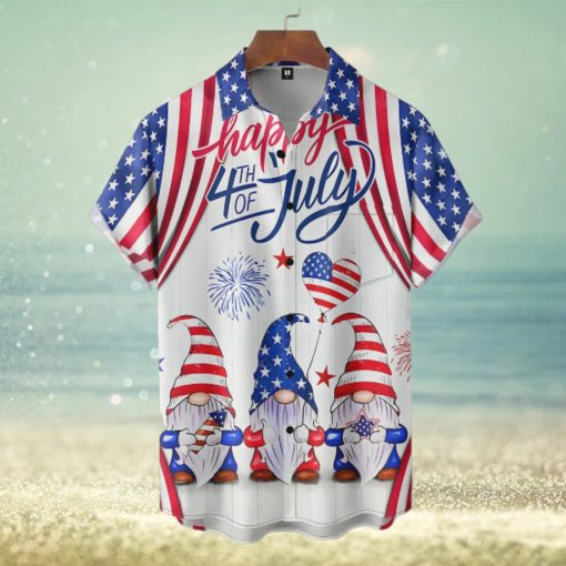 Gnome USA Independence Day Hawaiian Shirt