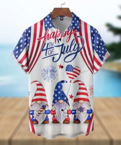 Gnome USA Independence Day Hawaiian Shirt