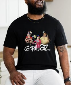 Gorillaz Group With Deer Stonewashed Shirts