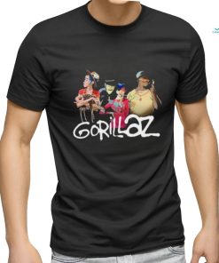 Gorillaz Group With Deer Stonewashed Shirts