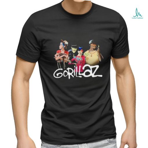 Gorillaz Group With Deer Stonewashed Shirts